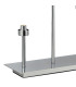 Keene 5 Light G9 Rectangular Touch Switch Crystal Table Lamp Polished Chrome & Clear Crystal Shade-5