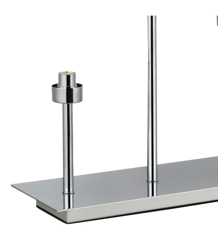 Keene 5 Light G9 Rectangular Touch Switch Crystal Table Lamp Polished Chrome & Clear Crystal Shade-5