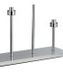 Keene 5 Light G9 Rectangular Touch Switch Crystal Table Lamp Polished Chrome & Clear Crystal Shade-6