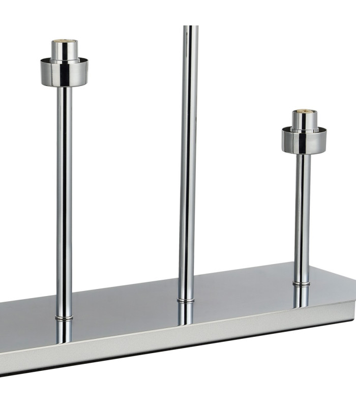 Keene 5 Light G9 Rectangular Touch Switch Crystal Table Lamp Polished Chrome & Clear Crystal Shade-6