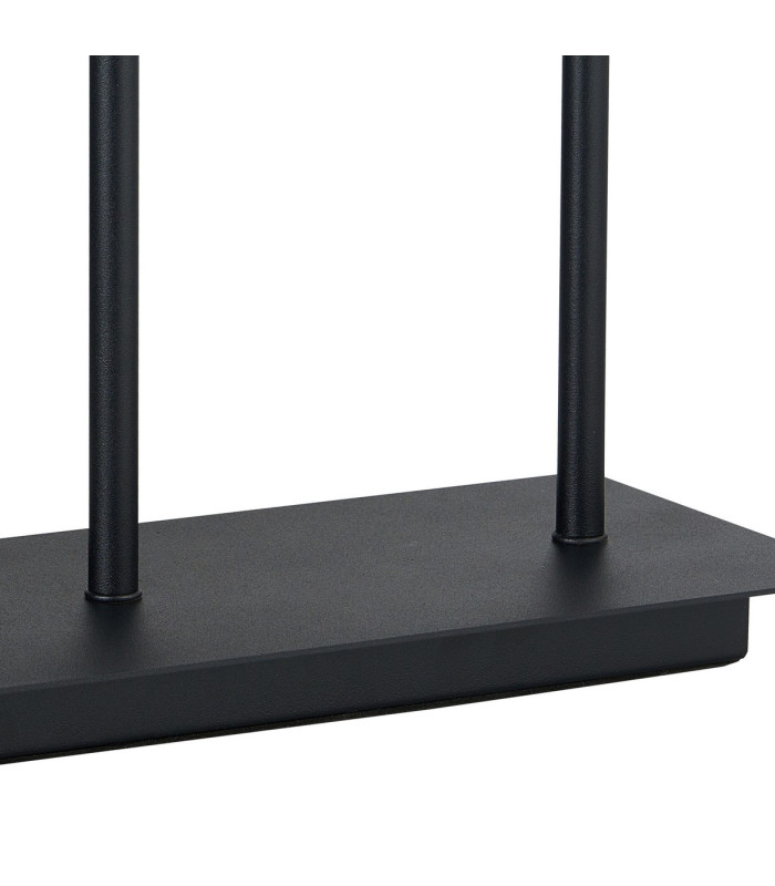 Keene 3 Light G9 Rectangular Touch Switch Crystal Table Lamp Sand Black & Clear Crystal Shade-7
