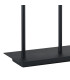 Keene 3 Light G9 Rectangular Touch Switch Crystal Table Lamp Sand Black & Clear Crystal Shade-8