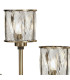 Keene 5 Light G9 Rectangular Touch Switch Crystal Table Lamp Antique Brass & Clear Crystal Shade-5