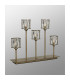 Keene 5 Light G9 Rectangular Touch Switch Crystal Table Lamp Antique Brass & Clear Crystal Shade-12