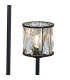 Keene 5 Light G9 Rectangular Touch Switch Crystal Table Lamp Sand Black & Clear Crystal Shade-6