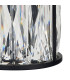 Keene 5 Light G9 Rectangular Touch Switch Crystal Table Lamp Sand Black & Clear Crystal Shade-12
