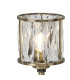 Keene 3 Light G9 Round Touch Switch Crystal Table Lamp Antique Brass & Clear Crystal Shade-7