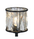Keene 3 Light G9 Round Touch Switch Crystal Table Lamp Sand Black & Clear Crystal Shade-6