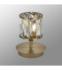 Keene 1 Light G9 Small Touch Switch Crystal Table Lamp Antique Brass & Clear Crystal Shade-3