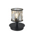 Keene 1 Light G9 Small Touch Switch Crystal Table Lamp Sand Black & Clear Crystal Shade-1