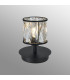 Keene 1 Light G9 Small Touch Switch Crystal Table Lamp Sand Black & Clear Crystal Shade-3