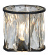 Keene 1 Light G9 Small Touch Switch Crystal Table Lamp Sand Black & Clear Crystal Shade-5