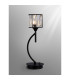 Keene 1 Light G9 Vertical Crystal Table Lamp Sand Black & Clear Crystal Shade-3