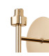 Keene 1 Light G9 Switched Wall Lamp French Gold / Clear Crystal Shade-4