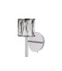 Keene 1 Light G9 Switched Wall Lamp Polished Chrome / Clear Crystal Shade-4