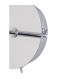 Keene 1 Light G9 Switched Wall Lamp Polished Chrome / Clear Crystal Shade-6