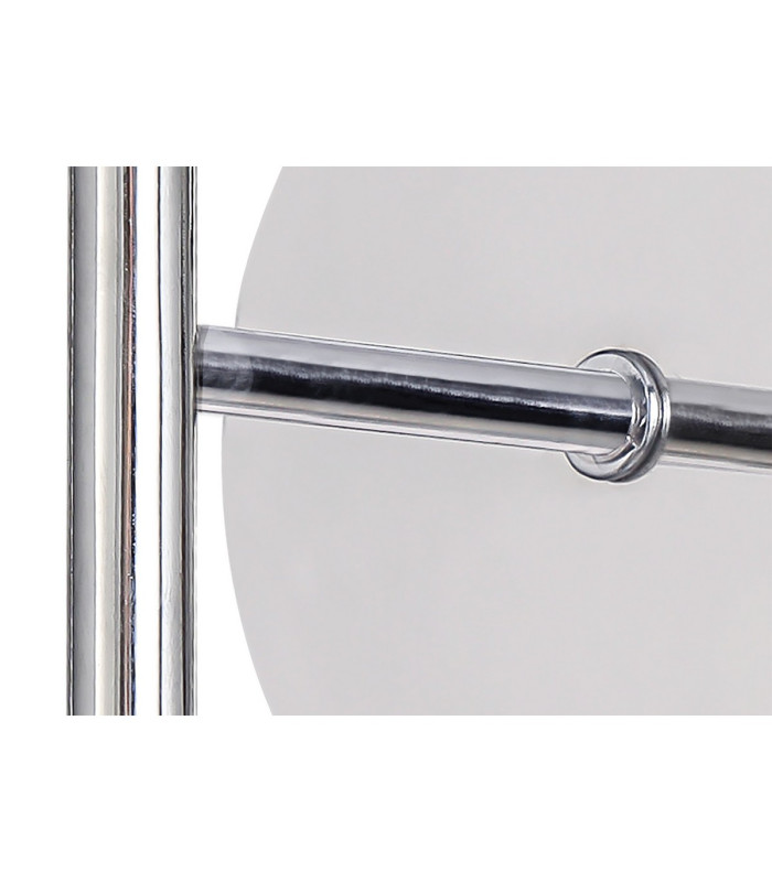 Keene 1 Light G9 Switched Wall Lamp Polished Chrome / Clear Crystal Shade-7