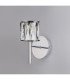 Keene 1 Light G9 Switched Wall Lamp Polished Chrome / Clear Crystal Shade-10