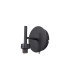 Keene 1 Light G9 Switched Wall Lamp Satin Black / Smoke Crystal Shade-8