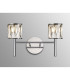 Keene 2 Light G9 Switched Wall Lamp Polished Chrome / Clear Crystal Shade-3