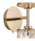 Keene 2 Light G9 Switched Up / Down Wall Lamp French Gold / Clear Crystal Shade-6