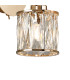 Keene 2 Light G9 Switched Up / Down Wall Lamp French Gold / Clear Crystal Shade-7