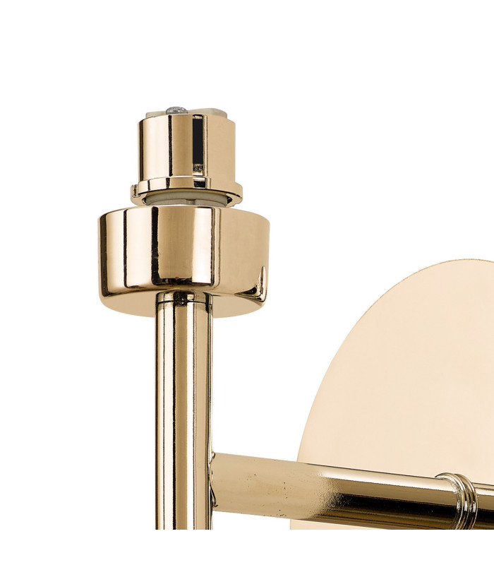 Keene 2 Light G9 Switched Up / Down Wall Lamp French Gold / Clear Crystal Shade-11