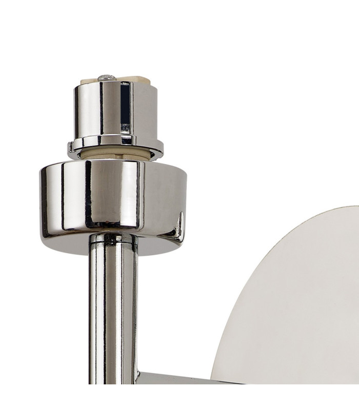 Keene 2 Light G9 Switched Up / Down Wall Lamp Polished Chrome / Clear Crystal Shade-7
