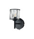 Keene 1 Light G9 Switched Wall Lamp Sand Black / Clear Crystal Shade-5