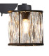 Keene 2 Light G9 Switched Up / Down Wall Lamp Sand Black / Clear Crystal Shade-7