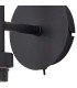 Keene 2 Light G9 Switched Up / Down Wall Lamp Sand Black / Clear Crystal Shade-8