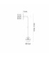 Keene 1 Light G9 Bubble Glass Adjustable Wall Lamp Polished Chrome / Clear Glass-2