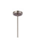 Georgetown 35cm Multi Height Pendant/Semi Flush 3 Light E27 Satin Nickel/Grey Wood-6