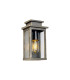 Vero 24cm Wall Lamp 1 x E27 IP44 Black/Brushed Gold -1
