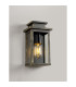 Vero 24cm Wall Lamp 1 x E27 IP44 Black/Brushed Gold -3