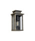 Vero 24cm Wall Lamp 1 x E27 IP44 Black/Brushed Gold -4