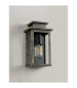 Vero 24cm Wall Lamp 1 x E27 IP44 Black/Brushed Gold -10
