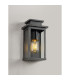 Vero 24cm Wall Lamp 1 x E27 IP44 Black/Brushed Silver -3