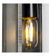 Vero 24cm Wall Lamp 1 x E27 IP44 Black/Brushed Silver -8