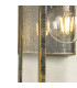 Vero 28cm Wall Lamp 1 x E27 IP44 Black/Brushed Gold -6