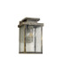 Vero 28cm Wall Lamp 1 x E27 IP44 Black/Brushed Gold -9