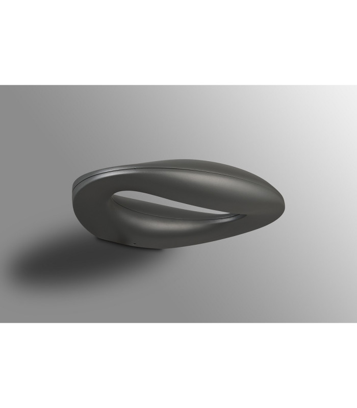 Berlin Wall Lamp 1 x 10W LED 3000K 400lm Dark Grey -10