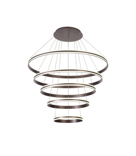 Richfield 116.5cm Pendant 5 Tier 150W LED 3500K 6800lm Triac Dimmable Coffee -1