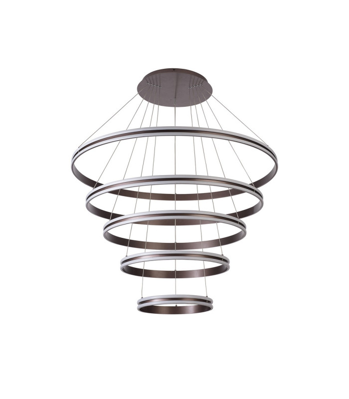 Richfield 116.5cm Pendant 5 Tier 150W LED 3500K 6800lm Triac Dimmable Coffee -4