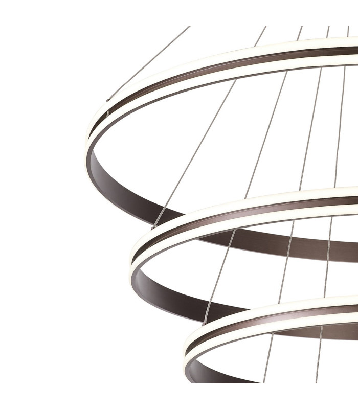 Richfield 116.5cm Pendant 5 Tier 150W LED 3500K 6800lm Triac Dimmable Coffee -7
