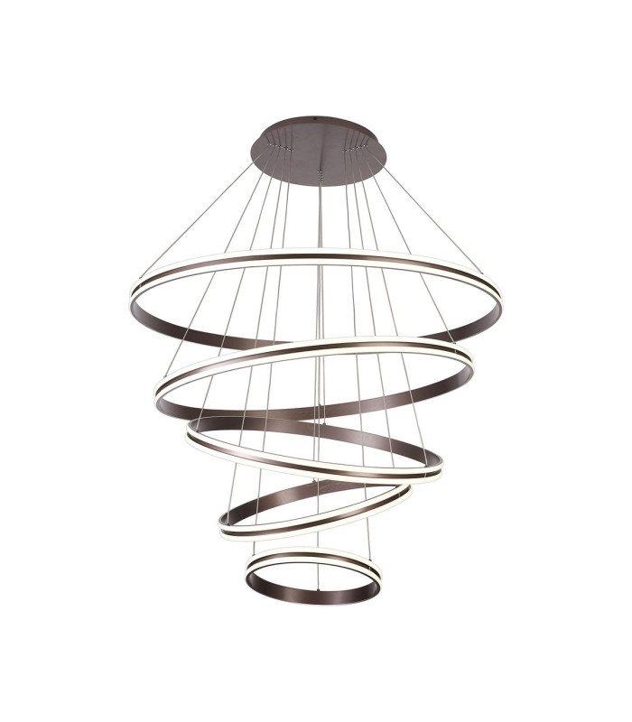 Richfield 116.5cm Pendant 5 Tier 150W LED 3500K 6800lm Triac Dimmable Coffee -12
