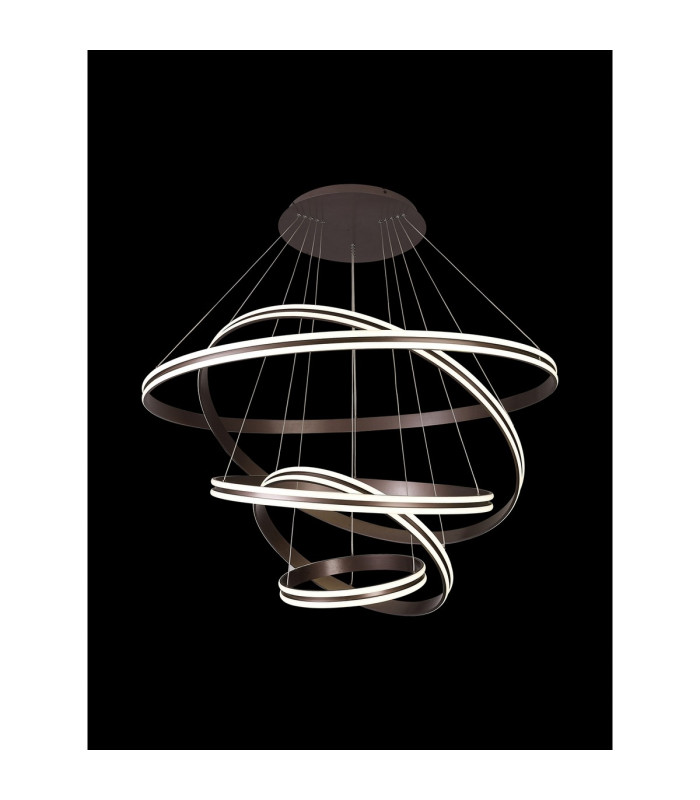 Richfield 116.5cm Pendant 5 Tier 150W LED 3500K 6800lm Triac Dimmable Coffee -16