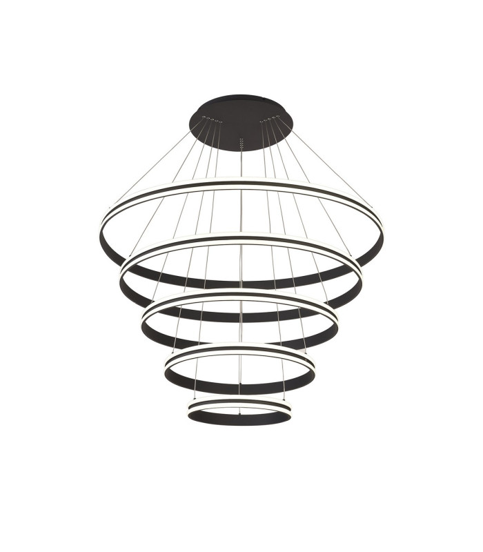 Richfield 116.5cm Pendant 5 Tier 150W LED 4000K 6800lm Triac Dimmable Graphite -1
