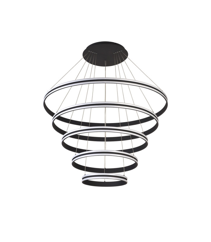 Richfield 116.5cm Pendant 5 Tier 150W LED 4000K 6800lm Triac Dimmable Graphite -4