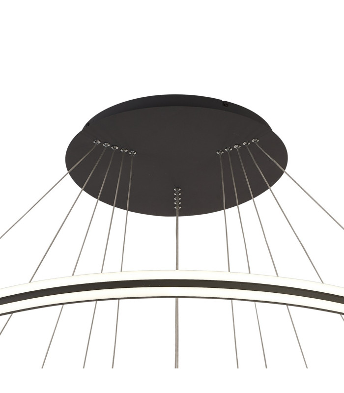 Richfield 116.5cm Pendant 5 Tier 150W LED 4000K 6800lm Triac Dimmable Graphite -6